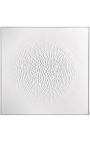 Contemporary square painting "Vortex White"