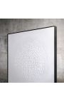 Contemporary square painting "Vortex White"