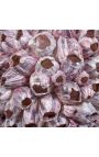 Sfera di conchiglia fatta di mosaici di crostacei