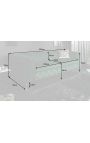 3-Sitzer-Sofa "Rhea" Design Art Deco in smaragdgrünem Samt
