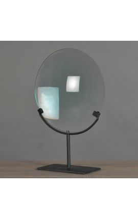 Entomólogo o botánico en soporte de metal negro - 20 cm (Dupliqué)