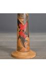 Bras articulé tatoué en bois – façon totem « Shouboushi»
