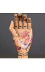 Artikulerad tatuerad träarm totemstil "shōbōshi (Dupliqué)