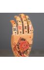 Artikulerad tatuerad träarm totemstil "shōbōshi (Dupliqué)