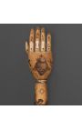 Braccio di legno con una mano articolata BornDead” stile totem (Dupliqué)