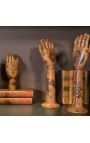 Artikulierter hölzerner tätowierter Arm – totem Stil "Sacred Soul" (Dupliqué)