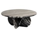 SHERLOCK round coffee table in white marble - Ø 90 cm (Dupliqué)