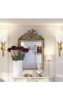 Grote wandlamp fakkel brons Franse Empire stijl