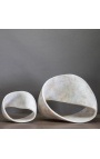 Escultura de nusos de Möbius blanc - mida m - 3