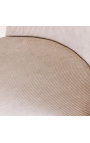 Paire de chaises de repas MICA en velours côtelé beige avec pieds dorés - 13