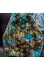 Cirsts labradorīts bloks uz misiņa stenda - 3