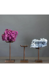 Set von 3 bronzefarbenen Metallbasen - 2