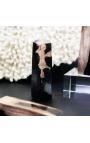 Set di 2 obelischi in legno pietrificati - 2 taglie disponibili - 5