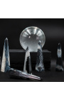 Skup od 5 obelisks u Ahate i Black Quartz - 1