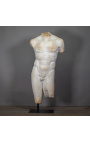 Béžová "apollo z polyclitus" sochařství na černém pestrobu - 1