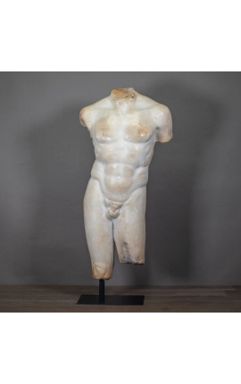 Bej "Apollo of Polyclitus" pe standul de metal negru - 1