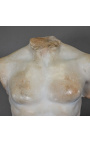 Beige "Apollo of Polyclitus" Skulptur på svart metallstand - 2