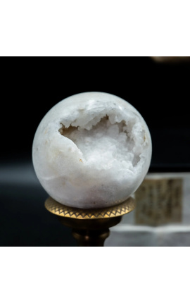 Fehér AGATE SPHERE - 3 méret - 2