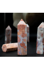 12 rozā agāta obelisks komplekts - 2