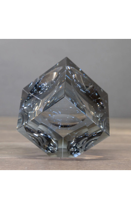 Cub de vidre amb mig cercles hollowed-out - 2
