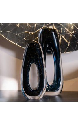 Anello da 70 'vaso in blu navy e vetro trasparente - taglia S - 2