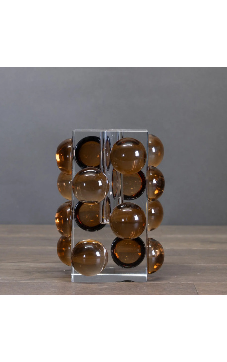 Vaze de flori singulare de 60 în culoarea chihlimbarului și clapetă - 5 - 1
