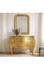 Barokklänning Louis XV stil guldträ med 2 lådor