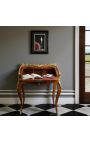 Bureau scriban Louis XV Stijl met Marquetry en Gold Bronze - 11