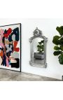 Silber Louis XV rocaille Stil rechteckiger Spiegel - 102 cm x 53 cm - 9