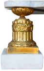 Table de repas ronde en bronze et marbre au décor de chevaux - 16