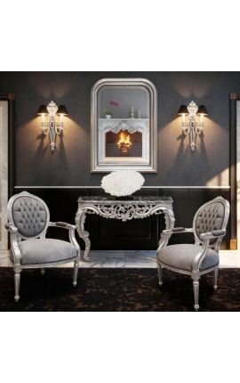 Bronzo in argento ampia grande Louis XVI stile
