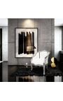 Bergere fotelj Louis XV style white leatherette and silver wood - 13