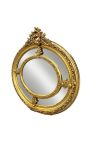 Mirall oval horitzontal del Gran Baroque Louis XVI Parcs de bordells d'estil - 14
