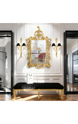 Grande applique murale en bronze doré de style Louis XVI avec rubans - 10