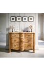 Commode 3 ladica samostrela prirodnog drva - 8