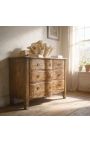 Commode 3 Sertar Crossbow Lemn natural - 10