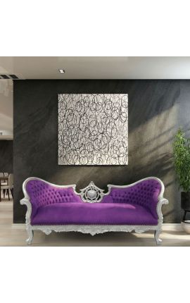 Mesa quadrada contemporânea "Sombras em Luz - Formato Grande"
