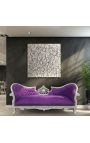Nowoczesne malarstwo kwadratowe "Ciemności w świetle - Duży format"
