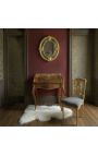 Desk Scriban Louis XV Styl z markietią i złotym brązem - 9