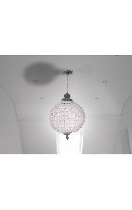 Chandelier ball chandelier with clear glass bronze 