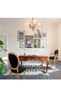 Suur Louis XV Stiil Desk roosipuu Marquetry - 11
