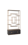 Display cabinet Hunter black rustic - 1