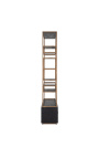 Display cabinet Hunter black rustic - 3
