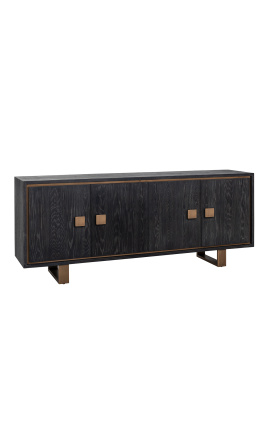 Sideboard Hunter black rustic - 1