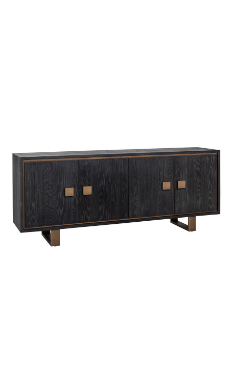 Sideboard Hunter black rustic - 1