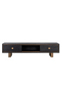 TV cabinet Hunter black rustic - 6