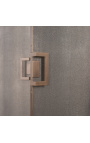 ERYNDOR SHAGREEN EFFECT BAR CABINET BLACK OAK - 10 - 11