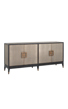 Sideboard Bloomville brass shagreen - 1