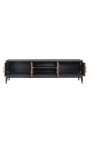 TV cabinet Bloomville brass shagreen - 7
