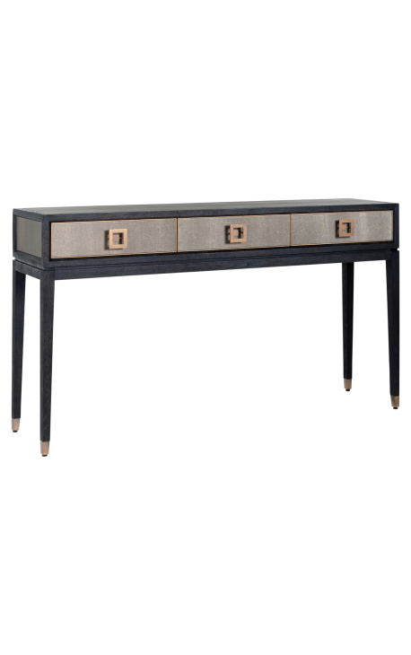 Console Bloomville brass shagreen - 1